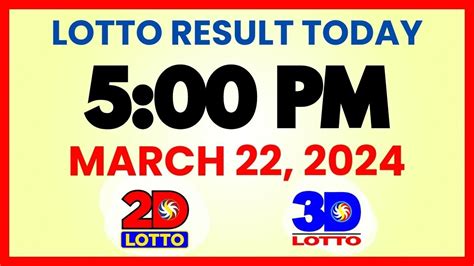 5pm result today|today lotto results.